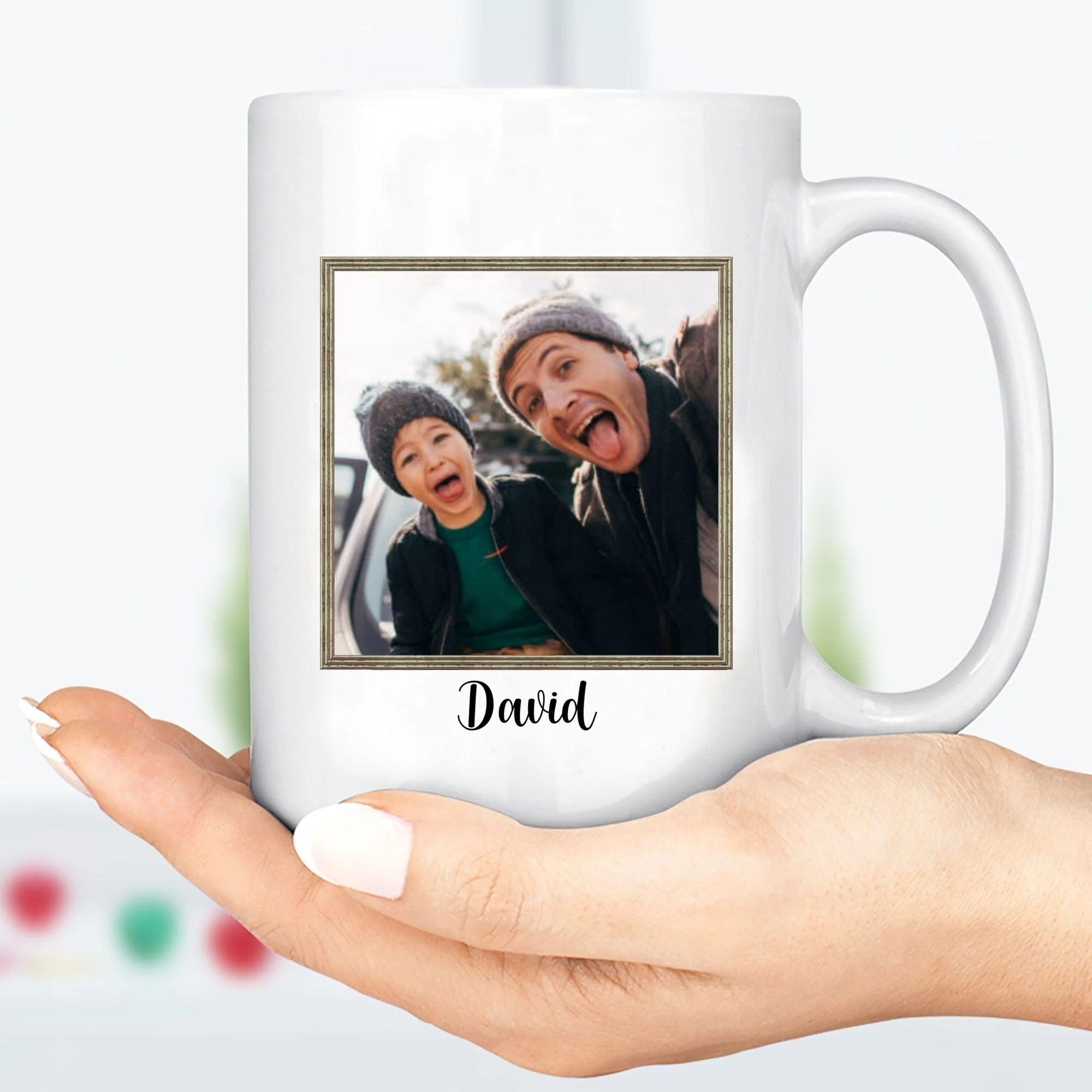 World's Greatest Farter I Mean Father Custom Father's Day Photo Mug H367 - Image 3