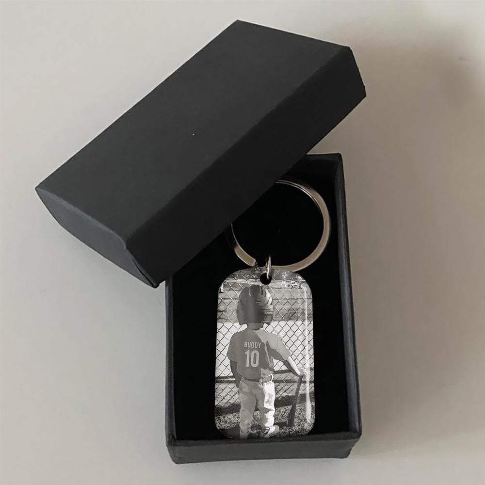 Your Team Become Yours Family Baseball Metal Keychain, HN590 - Image 4