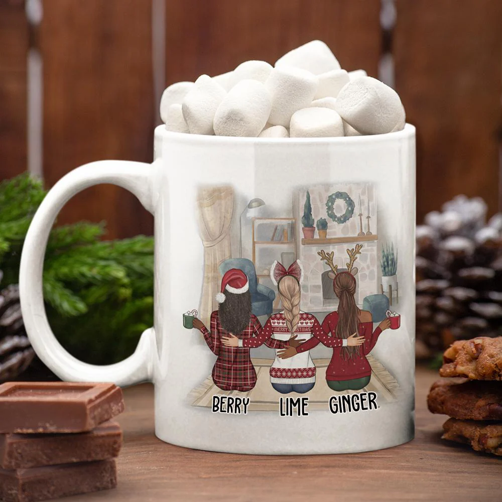 We Are Like A Snowflake Christmas Bestie Coffee Mug, Best Friend Gift HN590 - Image 3