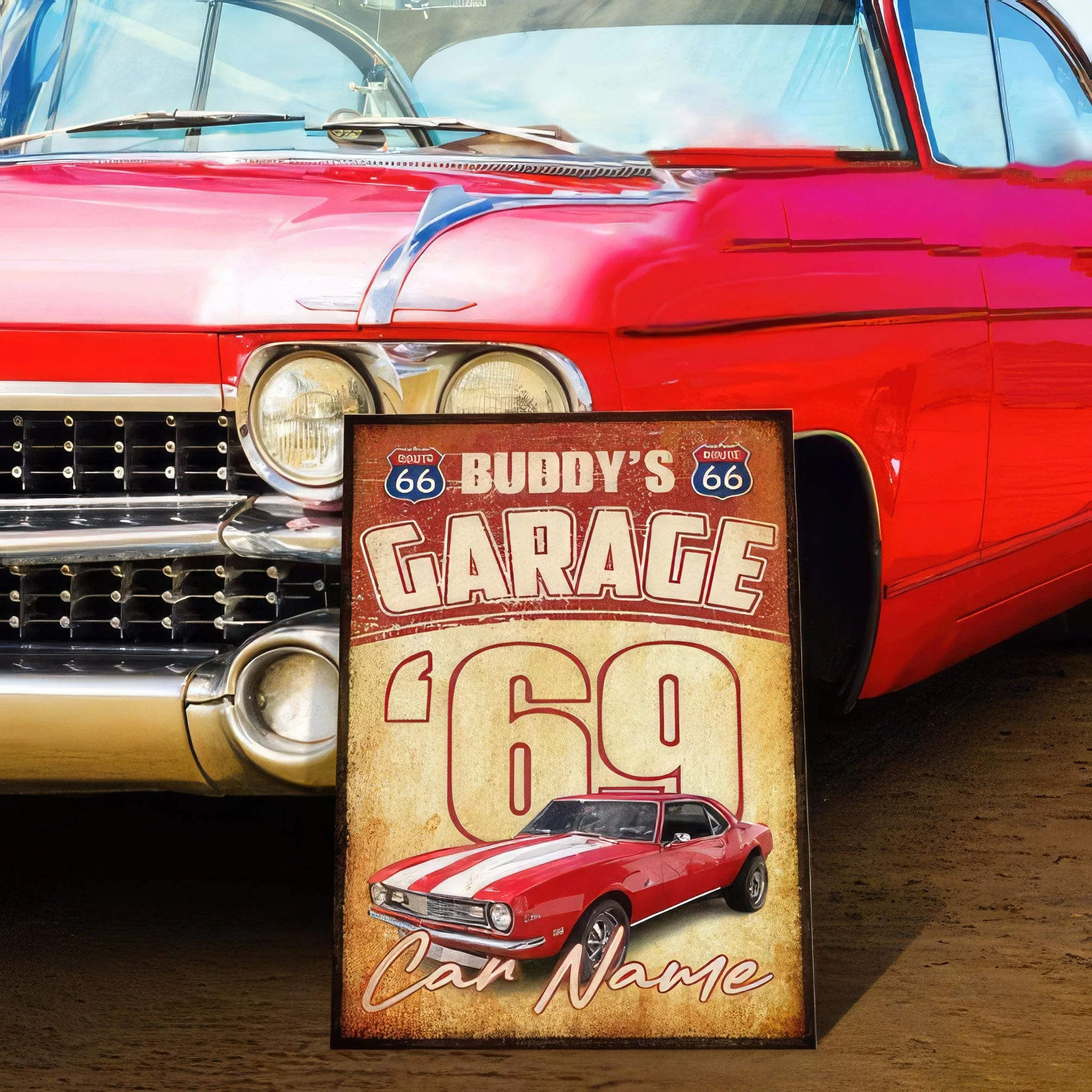 Personalized Custom Text And Upload Photo Car Metal Sign N304 889857 - Image 3