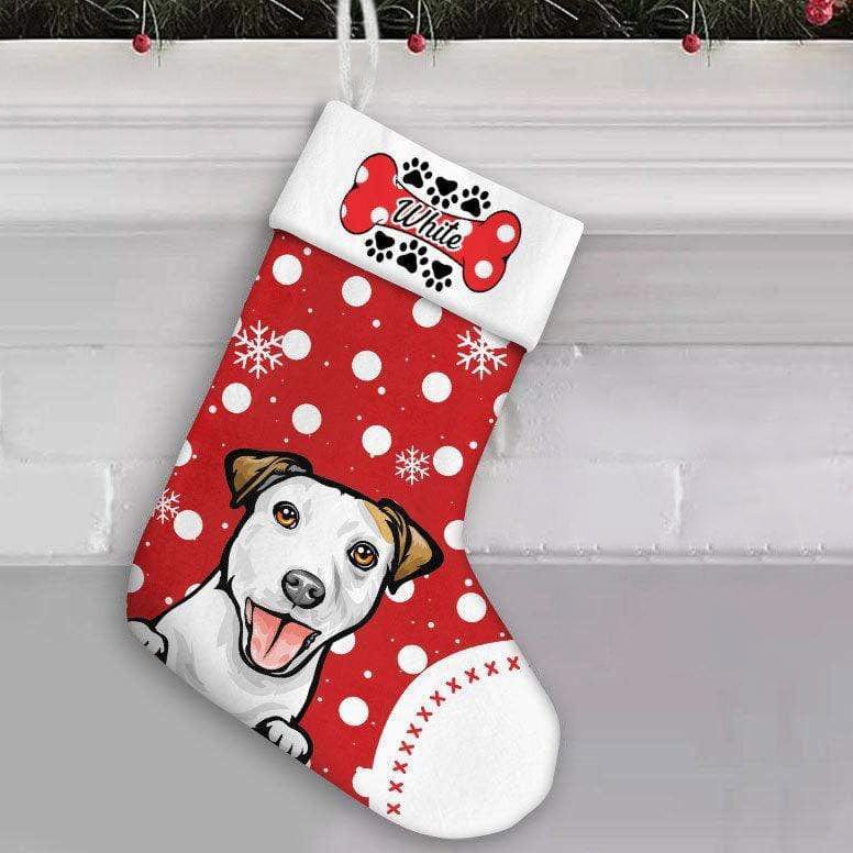 Dog Bone Christmas Dog Stocking HN590 - Image 3
