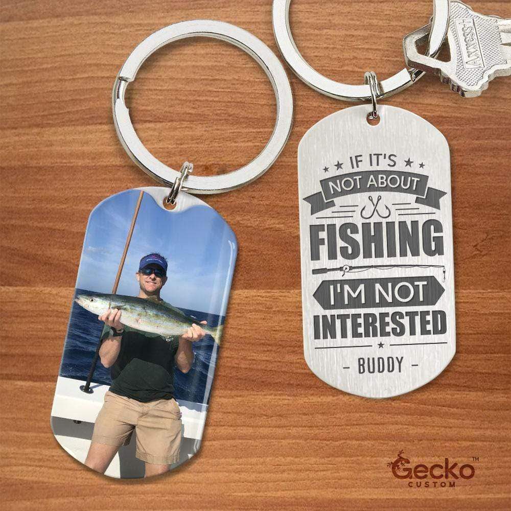 If It's Not About Fishing Outdoor Metal Keychain HN590 - Image 2