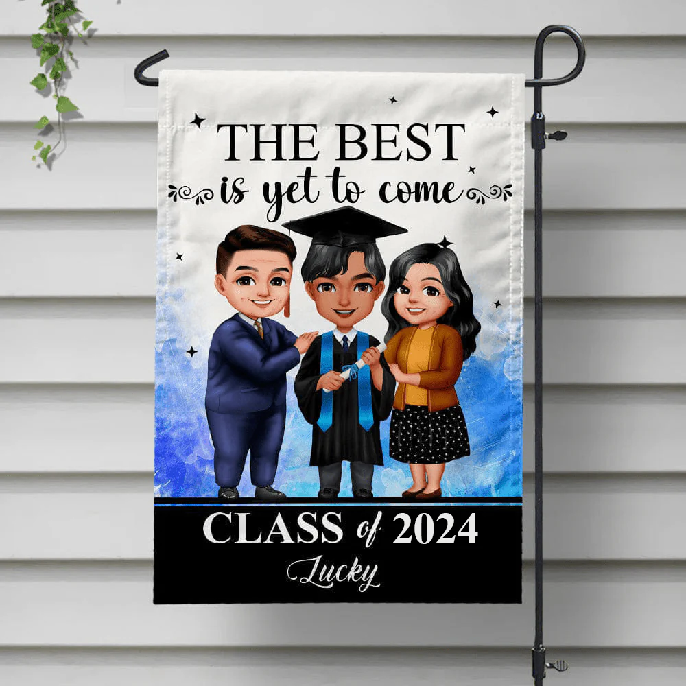 The Best Is Yet To Come Graduation Garden Flag HN590 - Image 12
