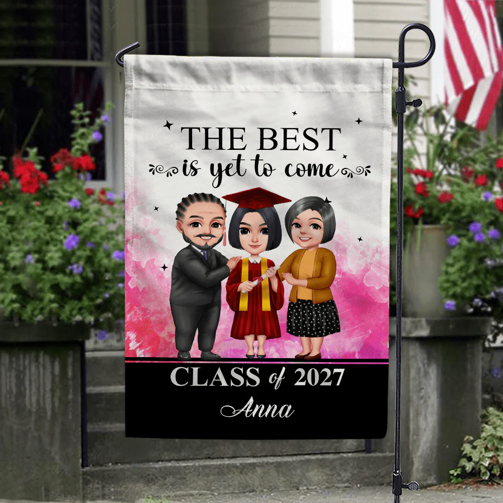 The Best Is Yet To Come Graduation Garden Flag HN590 - Image 6