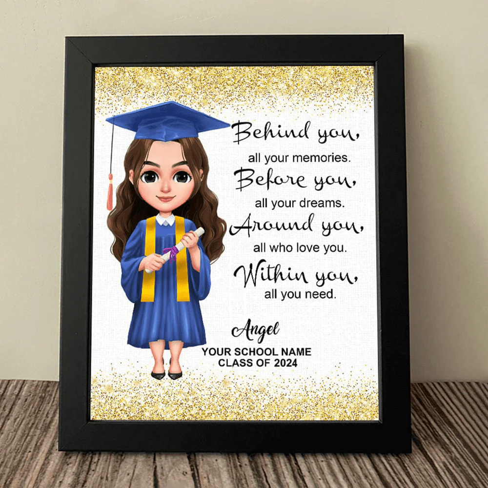 Chibi Graduation Picture Frame 889843