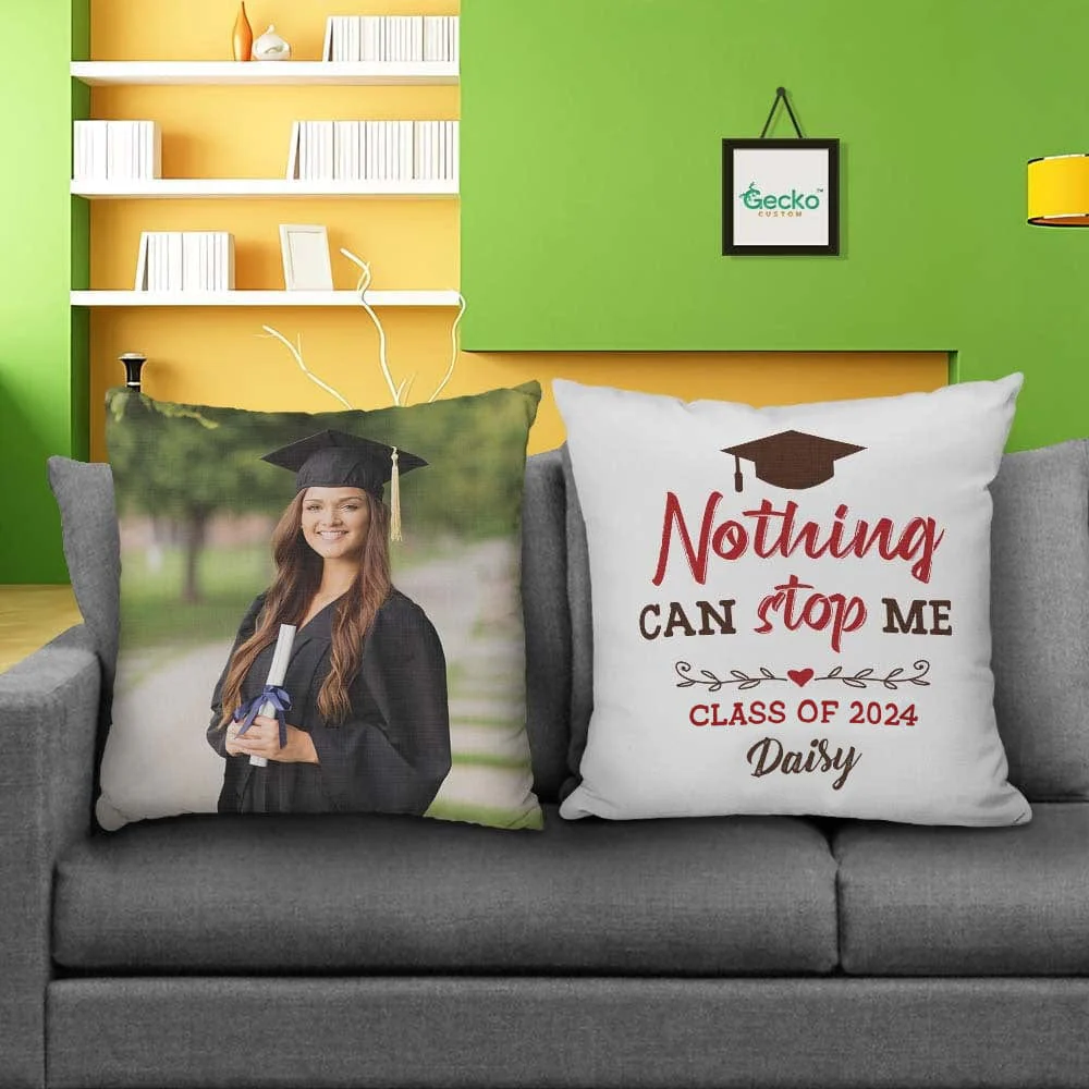 Nothing Stop Me Graduation Throw Pillow 890341