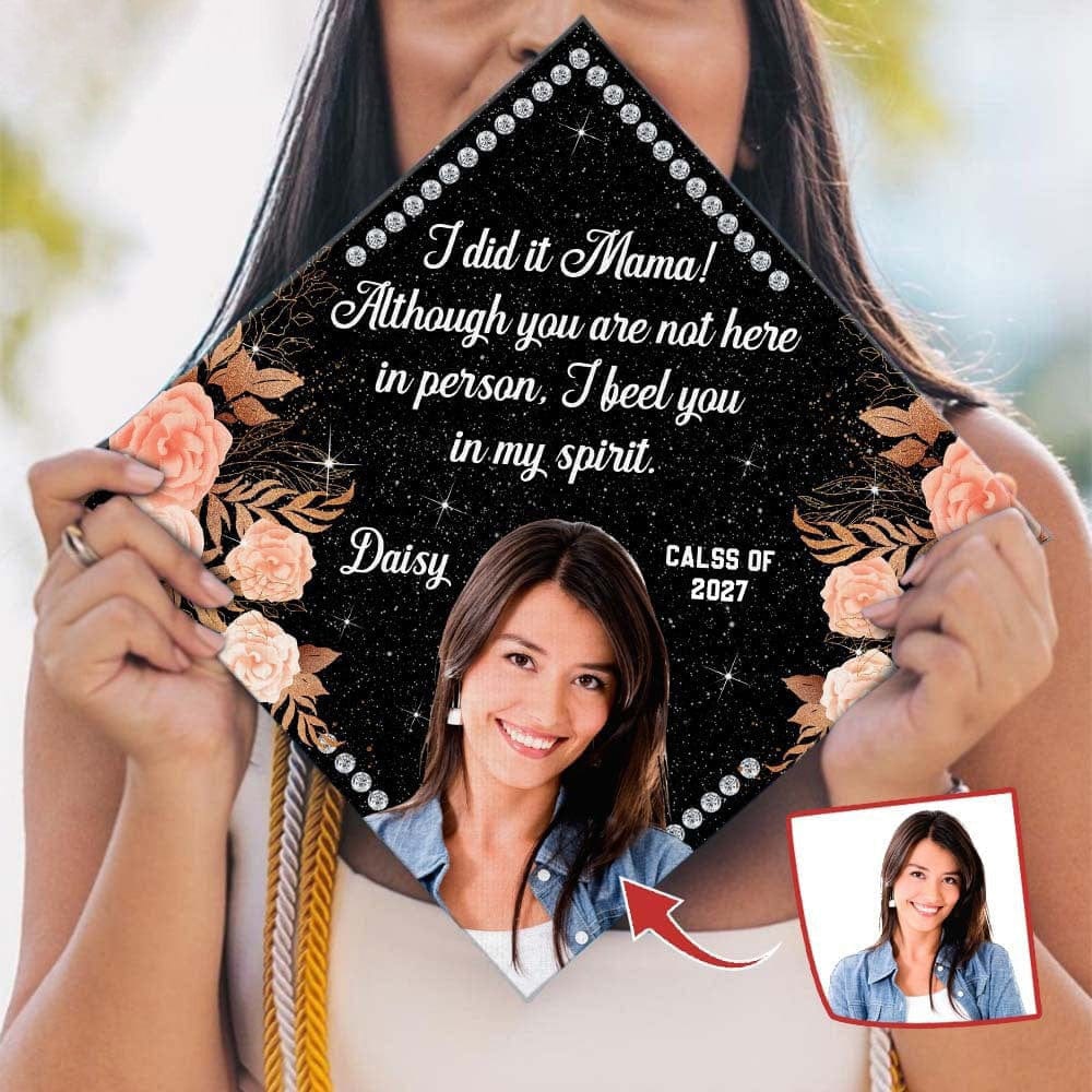 Personalized Custom Text And Photo Graduation Topper HN590 - Image 2