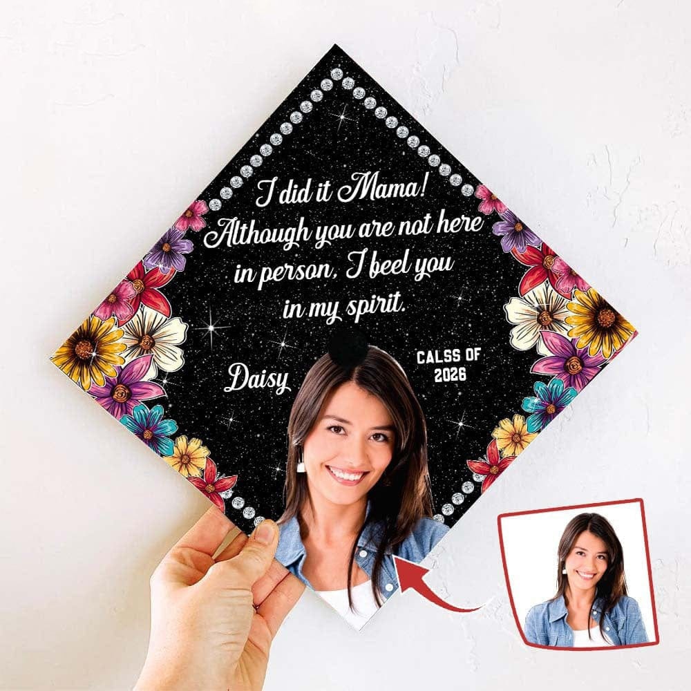 Personalized Custom Text And Photo Graduation Topper HN590 - Image 3