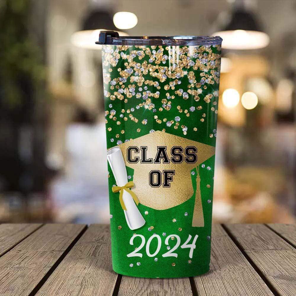 Custom Year And Color Graduation Tumbler HN590 - Image 3