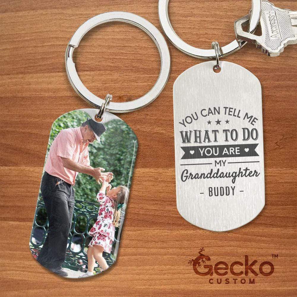You Can Tell Me Grand Daughter Family Metal Keychain HN590 - Image 2