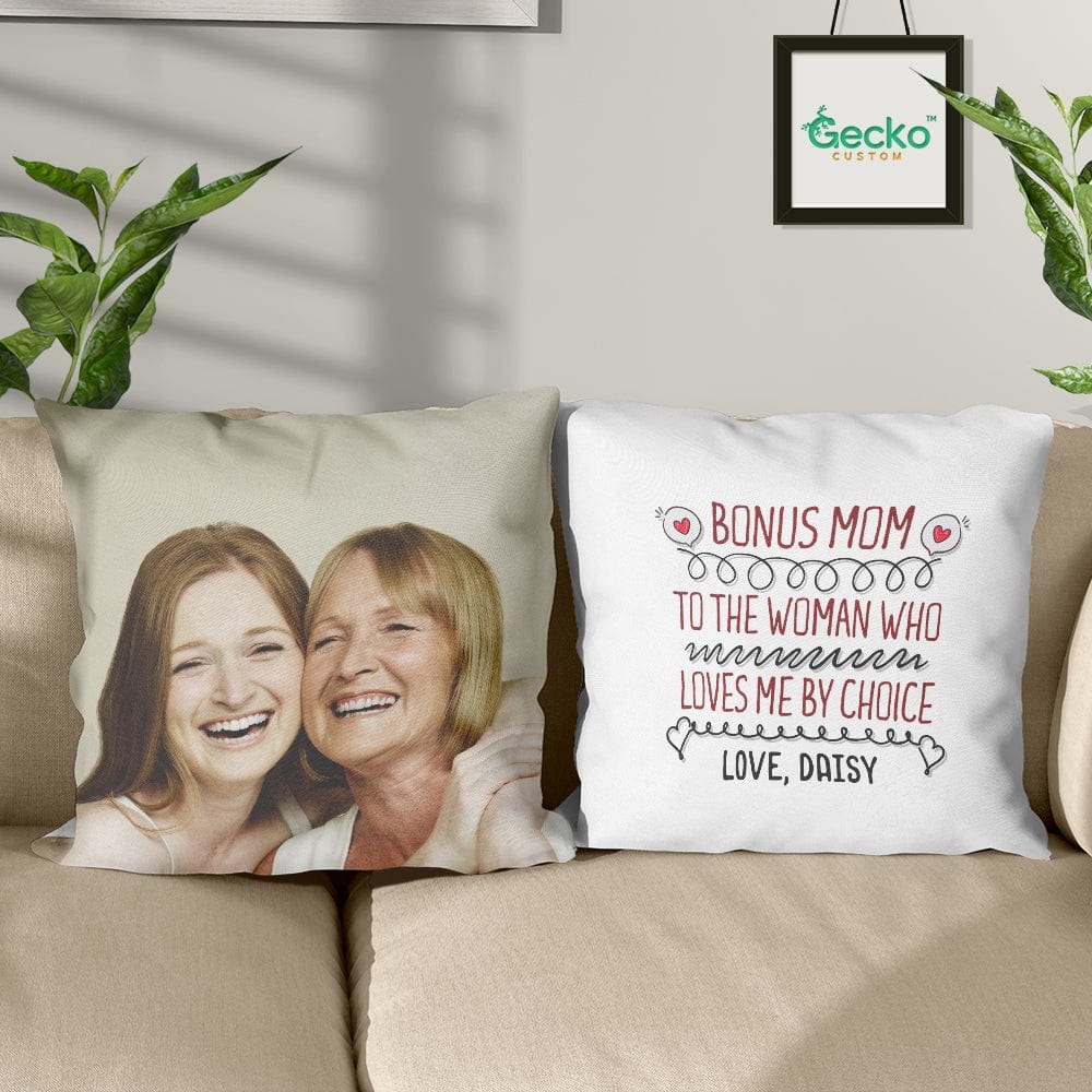 To The Woman Step Mother Family Throw Pillow HN590