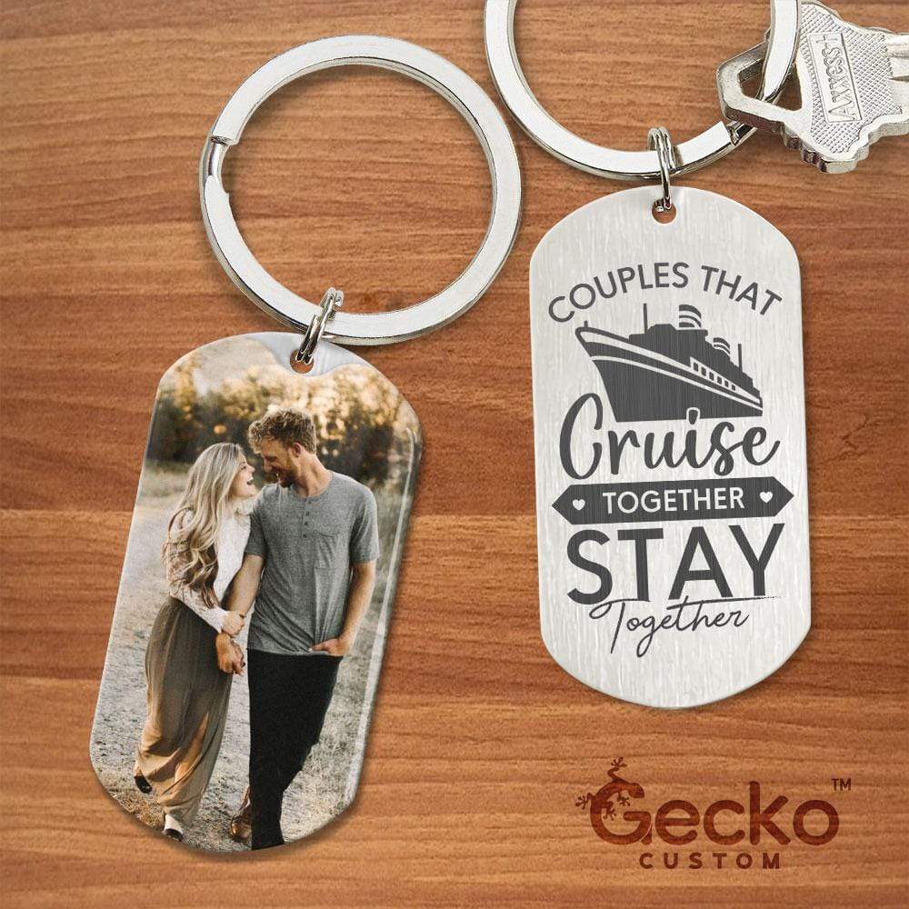 Couples That Cruise Together Valentine Metal Keychain HN590 - Image 2
