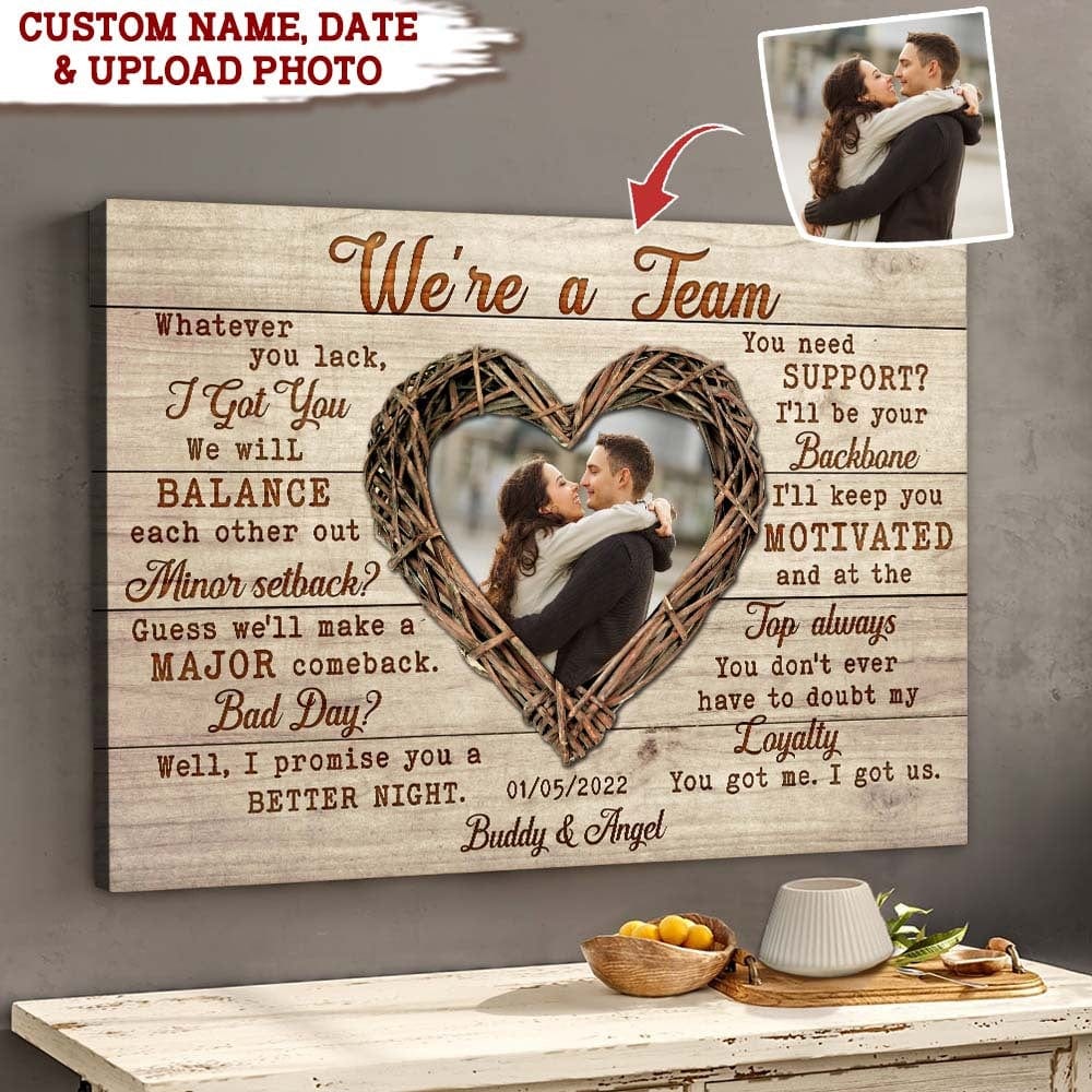 We're A Team Couple Canvas HN590