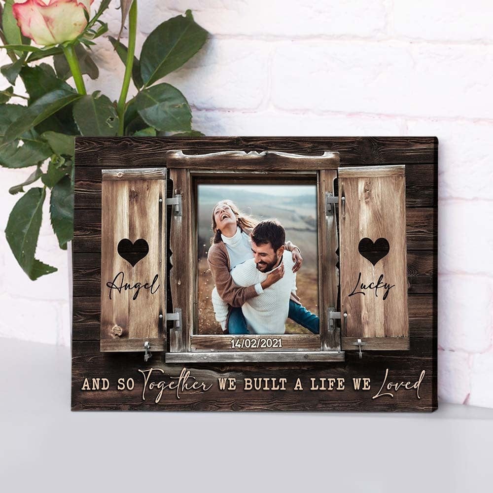 All Of Me Loves All Of You Couple Canvas, Custom Quotes DA199 895104 - Image 4