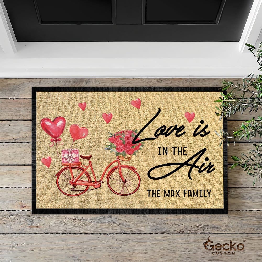 Love Is In The Air Couple Doormat HN590