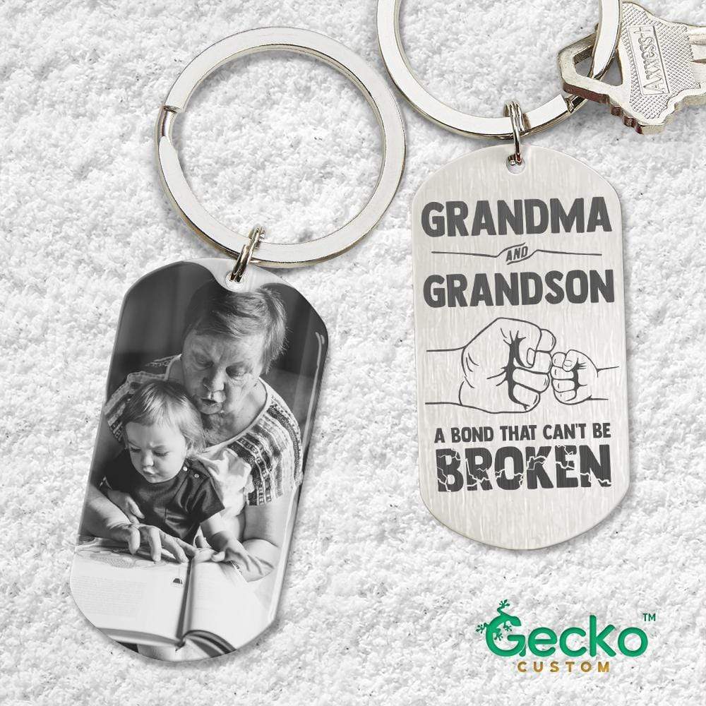 A Bond That Can't Be Broken Family Metal Keychain HN590 - Image 2