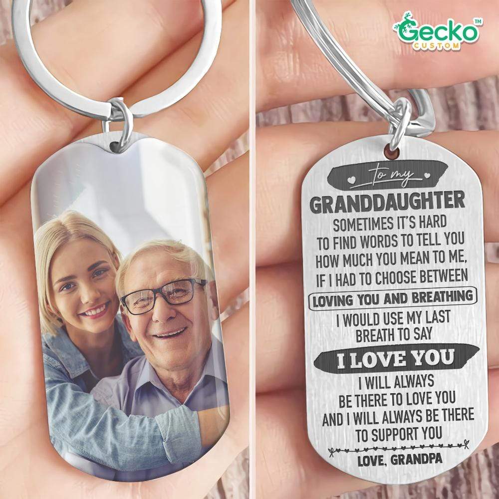 Sometimes It's Hard To Find Word Family Metal Keychain HN590