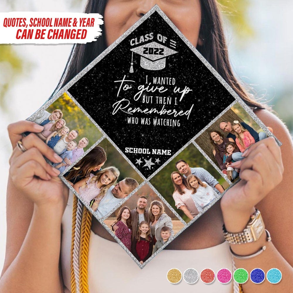 Custom Photo Graduation Cap Topper, Decorated Grad Cap HN590