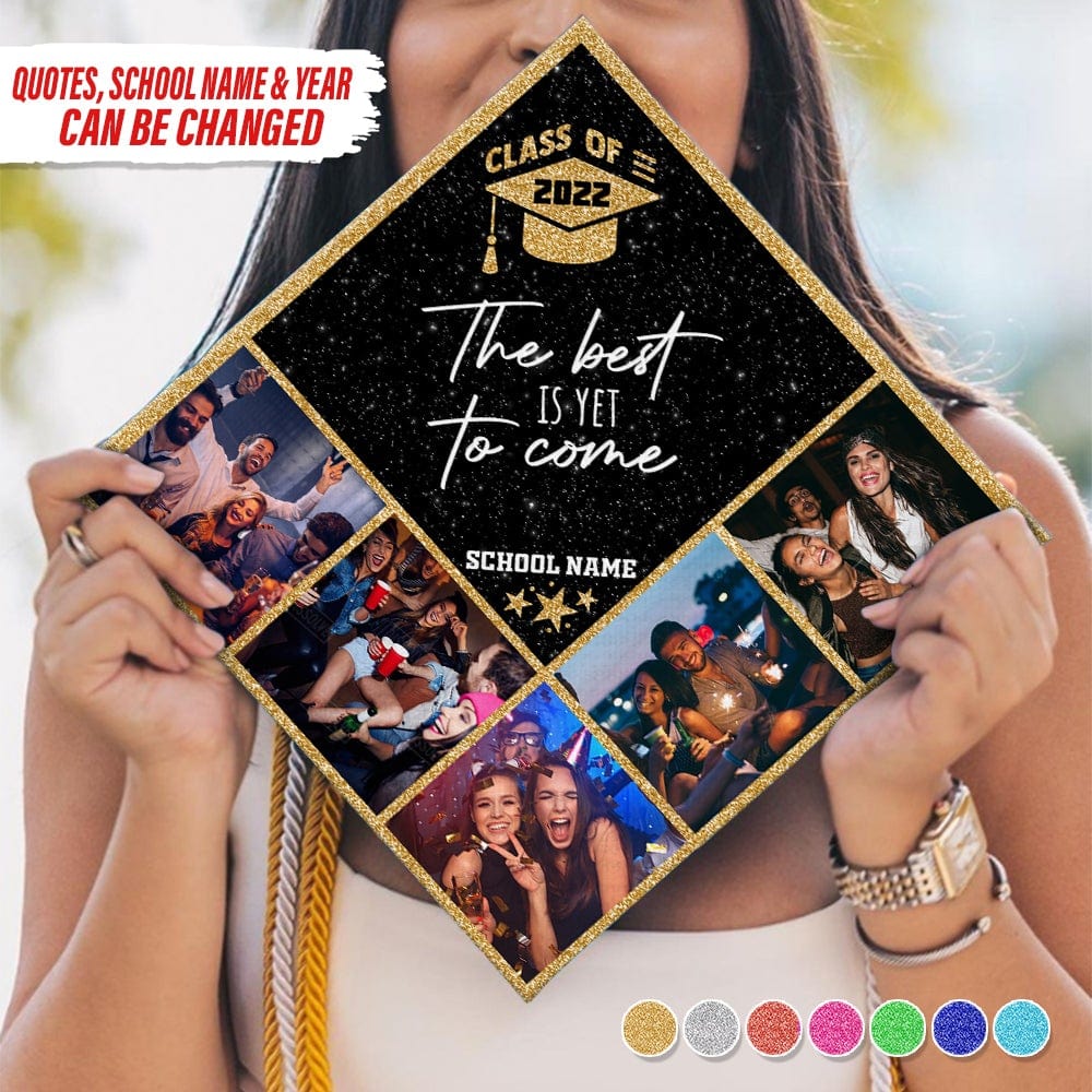 Custom Photo Graduation Cap Topper, Decorated Grad Cap HN590 - Image 3