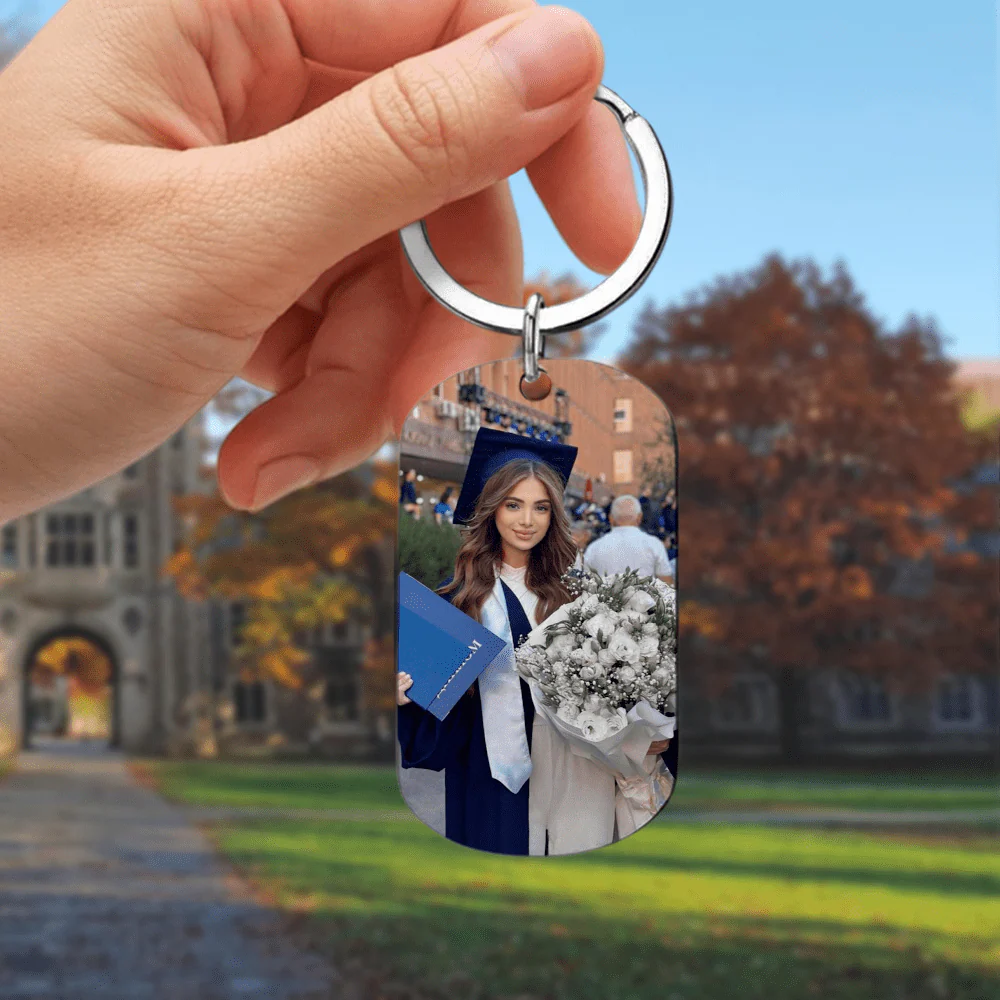Keep Your Face Always Towards The Sunshine Graduation Metal Keychain HN590 - Image 21
