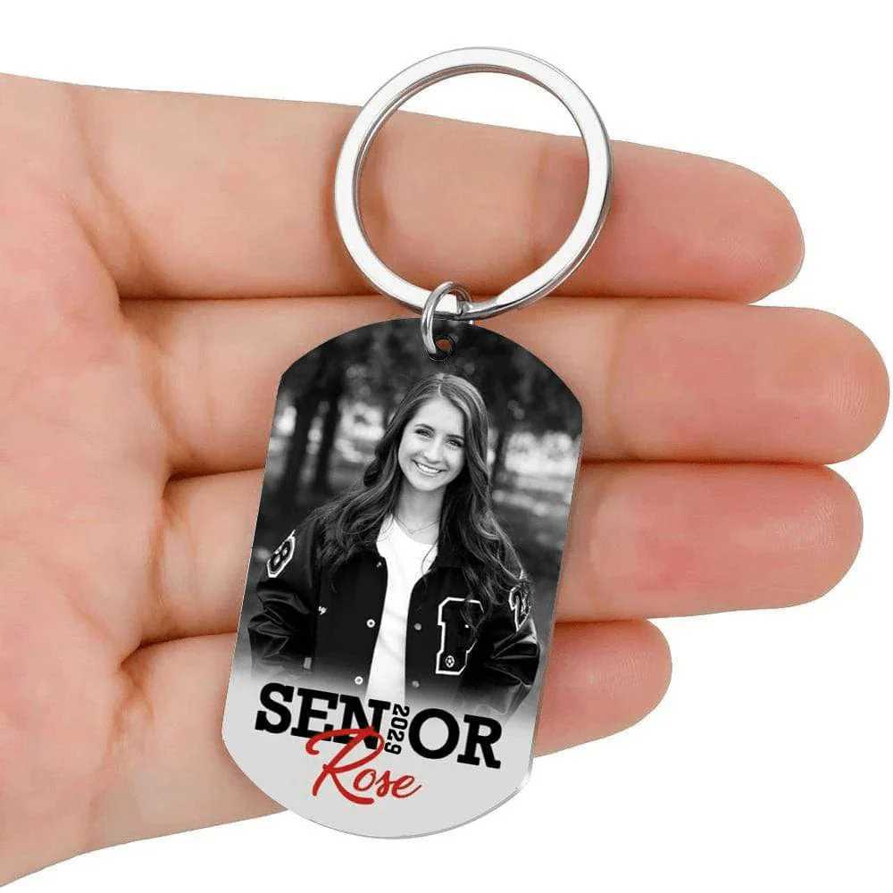 You’re Braver Than You Believe Senior Keychain 2025 Graduation Keychain, 890385 - Image 10