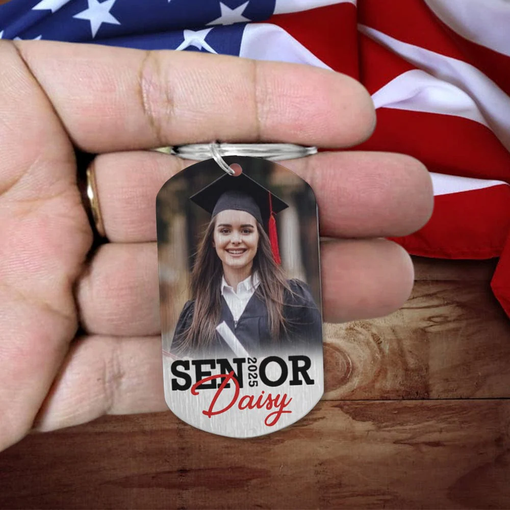 You’re Braver Than You Believe Senior Keychain 2025 Graduation Keychain, 890385 - Image 4