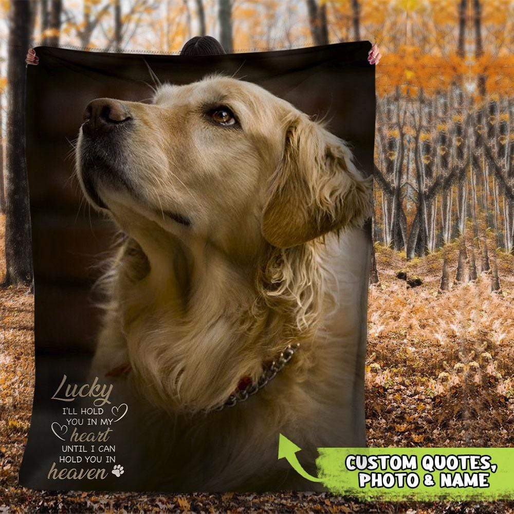 If Love Could Have Kept You Here Pet Photo Blanket, Pet Memory Gift HN590 - Image 3