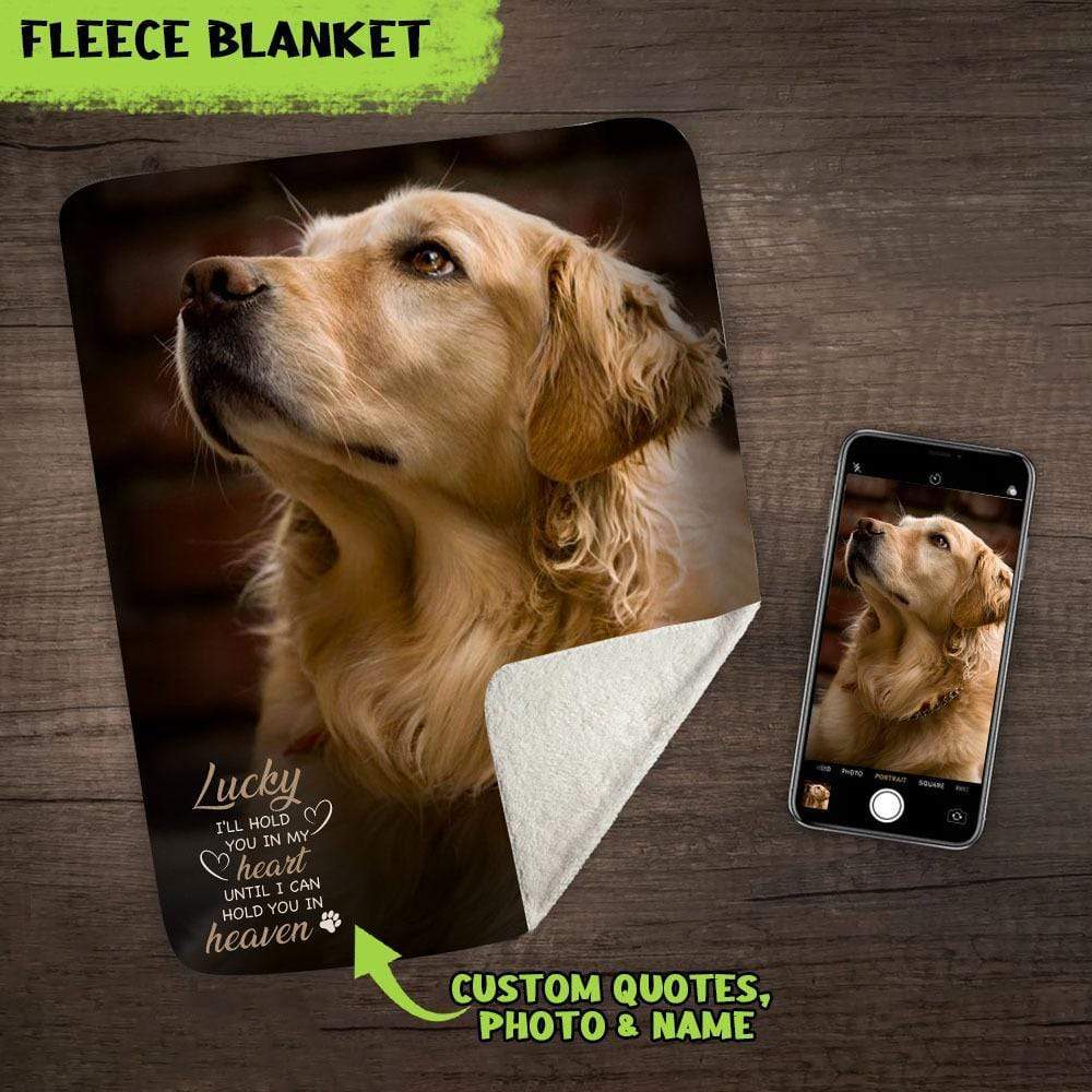 If Love Could Have Kept You Here Pet Photo Blanket, Pet Memory Gift HN590 - Image 4